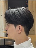 ニュアンスパーマ フェザーパーマ　センターパート　似合わせ