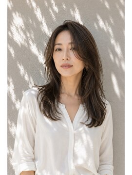セレスト 下北沢店(CELESTE) 美髪イノアカラー/白髪ぼかし/大人レイヤー/40代/50代/下北沢
