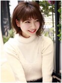 耳かけスタイルの大人小顔ショート☆