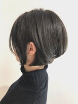 ヘアーサロン クスキ(hair salon KUSUKI) 前下がりボブ！アッシュシルバー