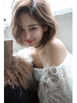 トッカ ヘアアンドトリートメント 難波店&nbsp;グレージュ×エアリーボブ