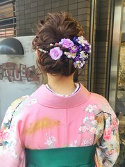 〈着物〉袴着付け＋ヘアセット