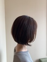 ヘアサロン ツバキ(Hairsalon Tsubaki) お手入れ簡単☆前下がりショートボブ