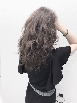 アオアクア バイ グルグル 小岩店(ao akua by GULGUL) レイヤーロング インナーグレージュ ショコラベージュ　　小岩