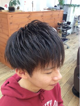 バーバーショップテト(barber shop tete) ナチュラルマッシュ/ビジカジツーブロック