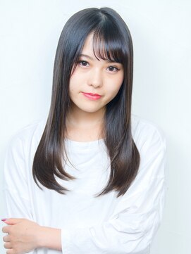 ネオリーブアオバ 高田馬場店(Neolive aoba) 黒髪ロングストレートスタイル♪ 酸熱トリートメントが◎