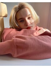 パーク 代官山(PARK)&nbsp;くびれヘアボブ明るめピンクベージュ明るめミルクティーベージュ