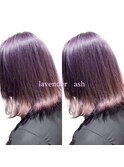 【trecolori 津田沼】ラベンダーアッシュ／1ブリーチ 