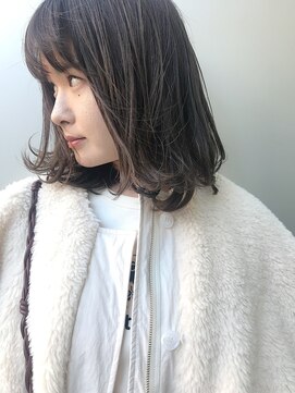 アイニコプラス(ainico.+) シアーアッシュブラウン 外ハネボブ