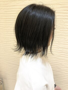 モリオ フロム ロンドン サッポロファクトリー店(morio FROM LONDON) 【morio】札幌ボブ　黒髪暗髪外ハネボブ