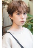 《Utoo e's つくば美容室》外国人風マッシュシ×ミルクティ