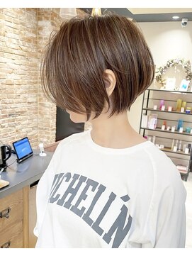 バンプ ギンザ(BUMP GINZA) 《30代40代》白髪ぼかしハイライト×前下がりボブ【イケダ】