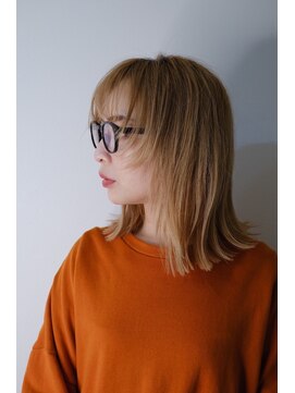 サンディーズ(Sandees) 抜け感フェイスレイヤー大人ブロンド