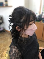 エクリュ(eKuryu)&nbsp;ループハーフアップスタイル