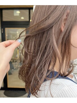 ハイプ(HYPE) 【藤沢/辻堂】ブリーチ無し/ダブルカラー/ミルクティーベージュ