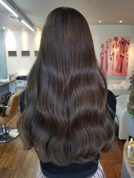 ヘアーリゾート マハナ(HAIR RESORT MAHANA) 【hair resort MAHANA】ロング×ハイライト履歴のグレー