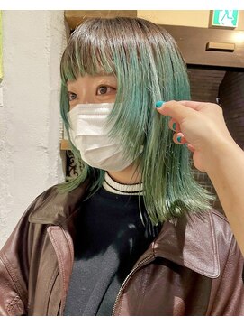 ノラ ヘアーサロン(NORA HAIR SALON) 顔まわりレイヤー×ルーツカラー