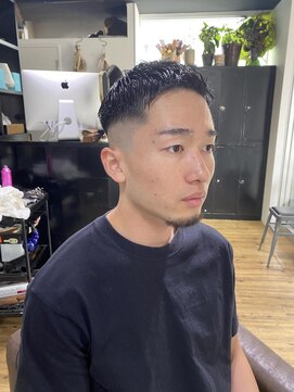 アルカナ 明治神宮前原宿(ARCANA) 束感ショート 波巻き ハイライト マッシュパーマ