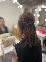 ラモ(RAMO)&nbsp;トップアレンジハーフアップ