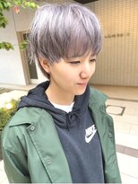 プール(POOL) 【TAISEI】似合わせカット+ダブルカラーで創るホワイトカラー