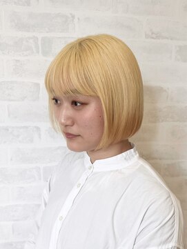 美容室ジャスミン ブロンドヘア【hotaru】ブリーチカラー