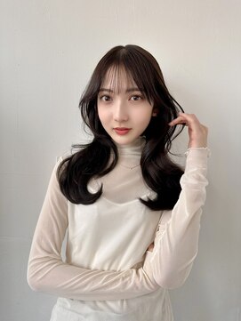 アリスバイアフロート 自由が丘(ALICe by AFLOAT) 韓国くびれヘア/ココアグレージュ/顔周りレイヤー／自由が丘