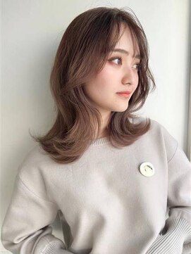 ナイロン 新潟店(NYLON.) 《NYLON.》ヘーゼルベージュ×Koreaレイヤーカット