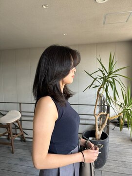 リバレッジ 広尾(Leverage) 大人海外ロブフェイスレイヤー：Maho Toda