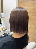 切りっぱなし/ショートボブ