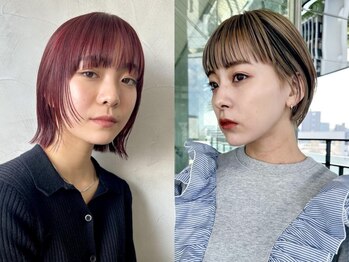ワク(WAKU)の写真/インナーカラーやハイライトのデザインで貴方だけのカラーを。さりげないオシャレで色落ちの過程も楽しむ♪