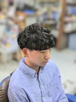 カットハウス パセリ ふわふわシャドウパーマ風      <理容室>/メンズ/バーバー