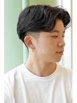 にもう&nbsp;ニュアンスパーマ　センターパート