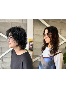 ナチュラルで動きのあるスタイルからくるっとした柔らかなカールまで、理想に合わせたデザインをご提案＊