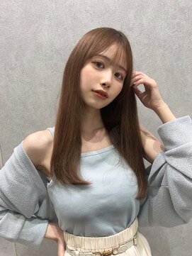 エジョン 八幡山店(Aejon) レイヤーロング/ヘルシースタイル/韓国ヘア/ベビーピンク/調布