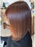 前髪orポイント縮毛矯正＋トリートメント￥9.900