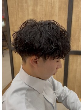 メンズギフト(men's GIFT) 刈り上げツーブロック波巻きスパイラルパーマメンズマッシュ