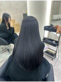 ブルーブラックで魅せるダークカラー♪