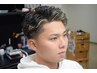 〈&Barber〉メンズカット＋パーマ＋メッシュ ￥16500～→￥15400～