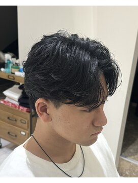 バース 梅田中崎町店(BIRTH) ニュアンスパーマフェザーパーマセンターパートワンカールパーマ