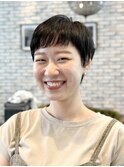 大人の透明感ショート×柔らかニュアンス