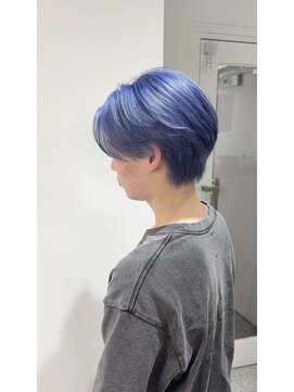 メンズペレ 渋谷(MEN'S PELE) MEN’S HAIR/ブルーブラック/フェザーパーマ/渋谷