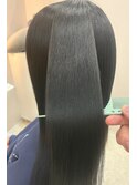 髪質改善ストレート