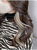 20代◎インナーカラー×ハイトーンシルバーアッシュ