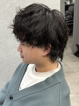 MEN’S HAIR/波巻ツイストスパイラル/フェザーパーマ/新田