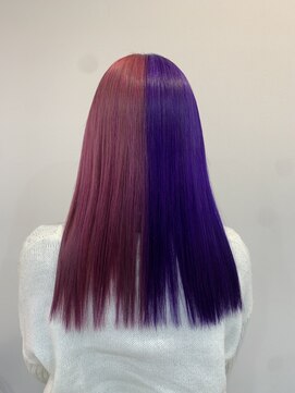 ルルバイアズール 草加店(LULU by azule) ツートンカラー，ピンク，パープル【草加】