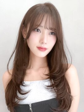 アグノス 青山(Agnos) デジタルパーマ愛され美髪前髪ダークアッシュくびれヘア艶感