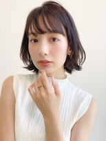 トゥーナ 表参道(tona)&nbsp;ミディアムレイヤー、外ハネボブ、グレージュ☆