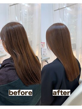 シゲ 自由が丘店(SHIGE) 白髪染めも髪質改善カラーでマイナス10歳40代50代グレイカラー