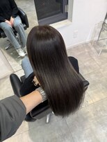 ルル(Lulu)&nbsp;梅田/ブラウン/ベージュ/レイヤー/前髪カット/縮毛矯正/髪質改善