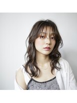 ソラ 方南町(sola) 透明感グレージュ ミディアムヘア